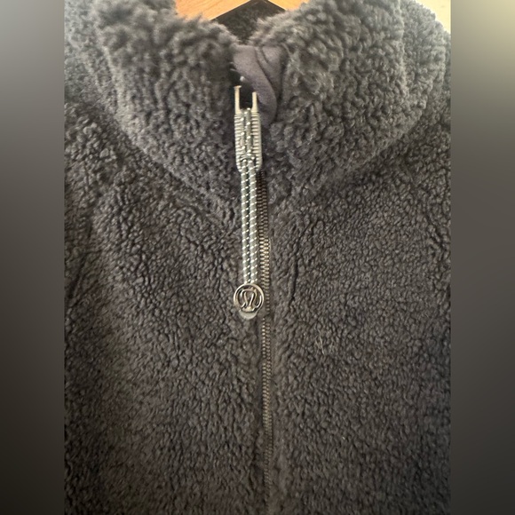Lululemon Scuba Oversized Fleece Funnel-Neck Half-Zip Sherpa Sweatshirt Size M/L - Picture 5 of 10